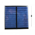 Panel Solar de 5.5V 90mA 0.6W 6.5x6.5cm